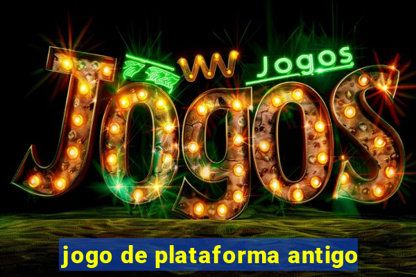 jogo de plataforma antigo